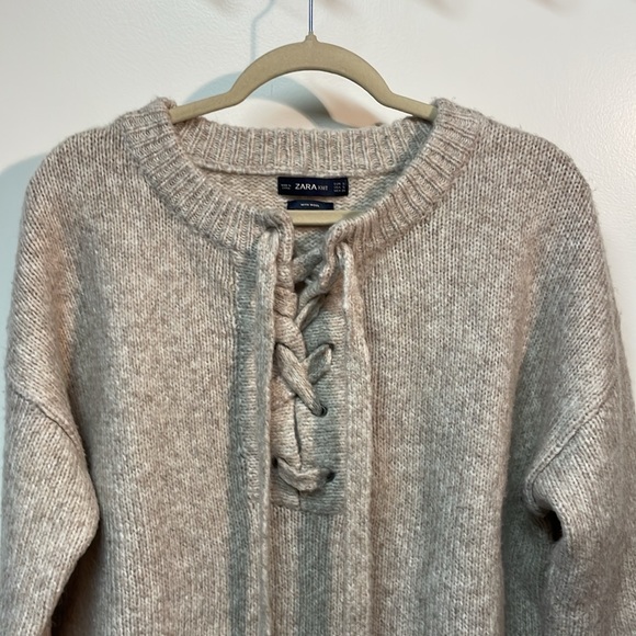 Zara Tie Front Sweater - Picture 3 of 3